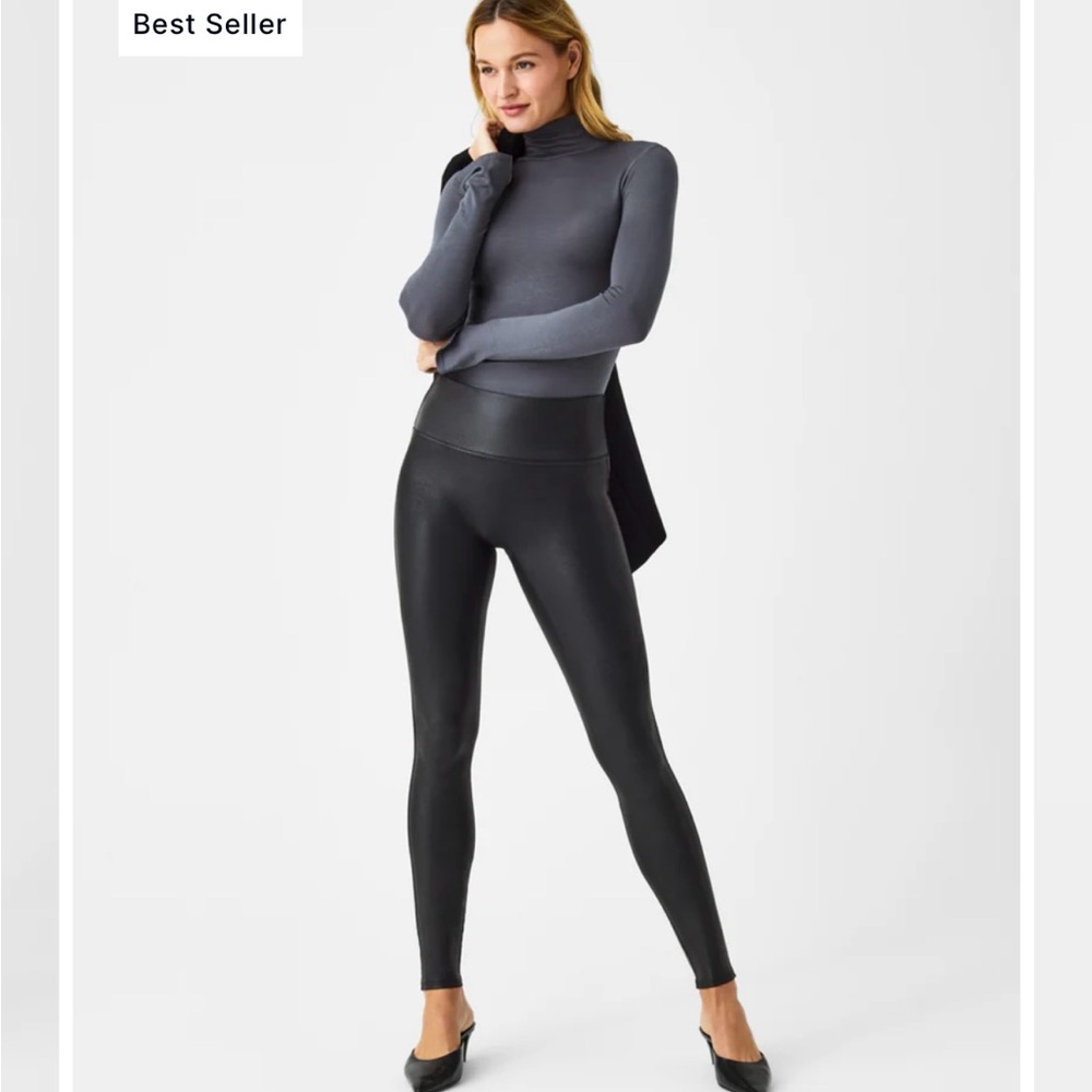 Spanx Faux Leather Leggings